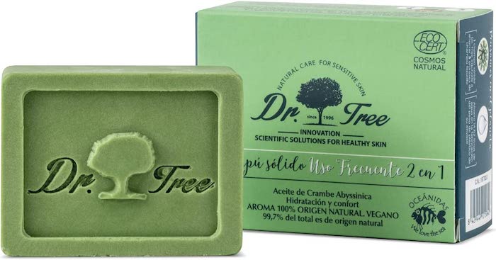 Dr. Tree Champú Sólido 2 en 1 Champú Sólido Acondicionador Ecológico